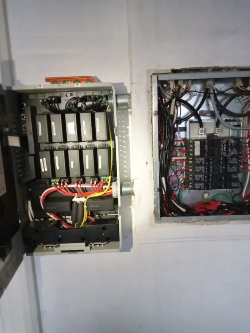 Electrical panel upgrade completed for Indoor Lighting Installation in Grantville